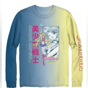 Sailor Moon Crystal Long Sleeve Graphic Tee size L